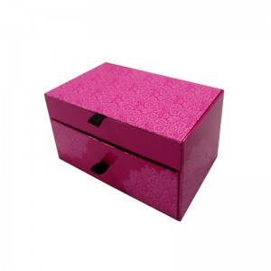 Ammattimainen mukautettu laatikotyyppi kaksinkertainen laatikko lahjapakkaus Korkealaatuinen